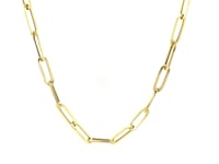 14K Yellow Gold Bold Paperclip Chain (4.2 mm)