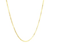 18k Yellow Gold Cable Chain 1.1mm