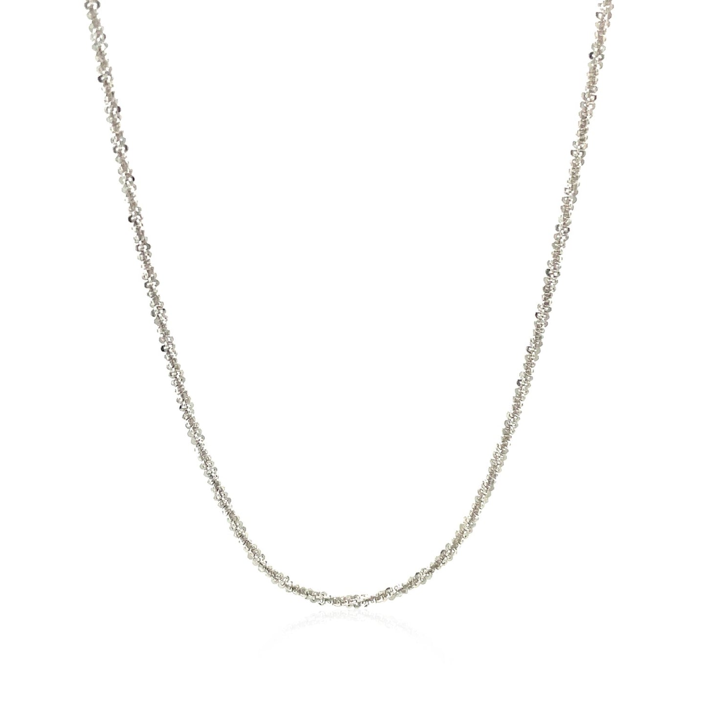 Sterling Silver 1.5mm Adjustable Sparkle Chain